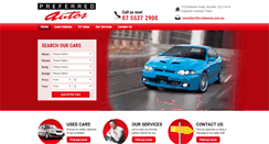 Desktop Screenshot of preferredautos.com.au