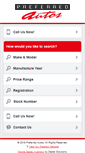 Mobile Screenshot of preferredautos.com.au